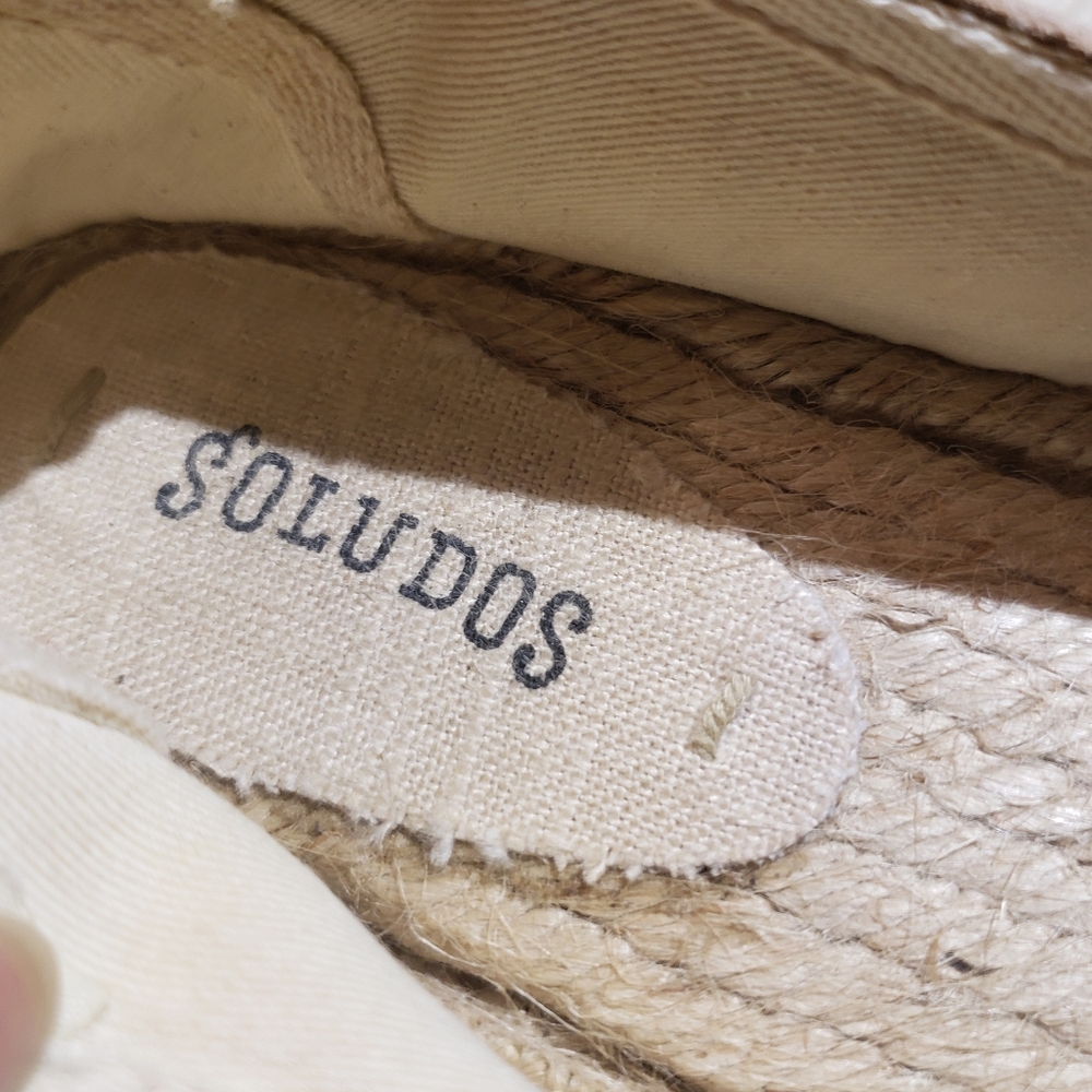 Soludos Platform Smoking Slipper Safari Size 9 - Picture 10 of 15